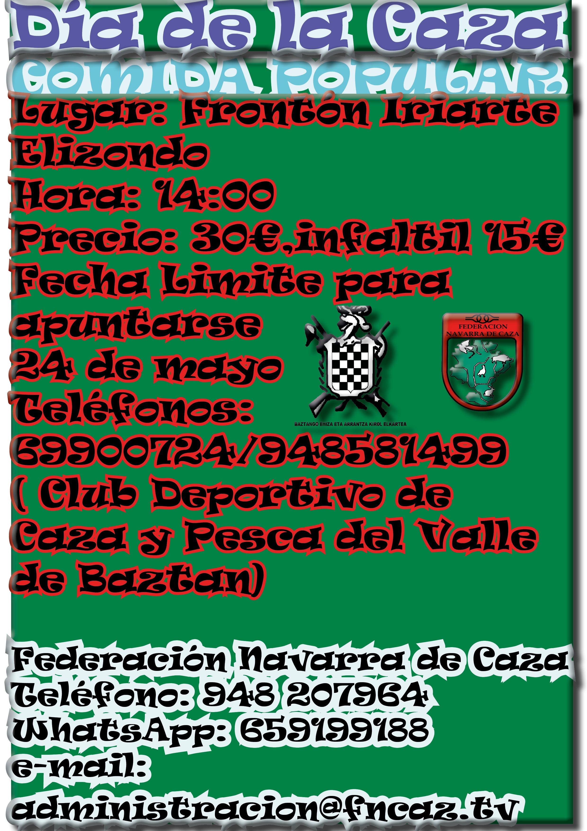 DIA DE LA CAZA ELIZONDO, 3-06-23